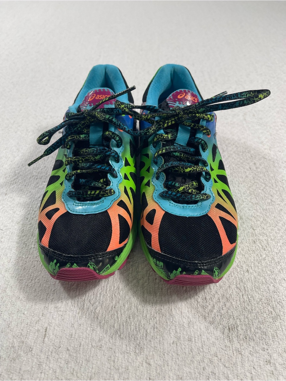ASICS GEL-Noosa Tri 9 Multicolor Lace Up Running Snkrs T458N, Sz6. See Pics #657